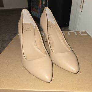 INC Tan Pointed Pumps Size 6 Womens